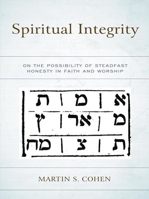 cover image of Spiritual Integrity